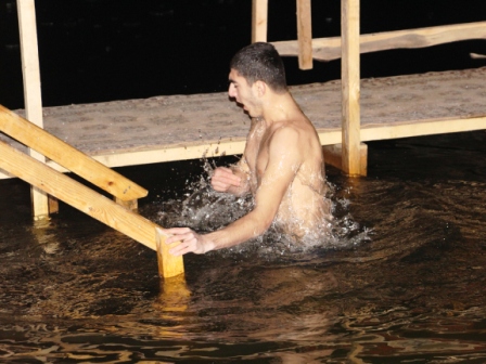 В Тбилисском районе отмечают Крещение Господне