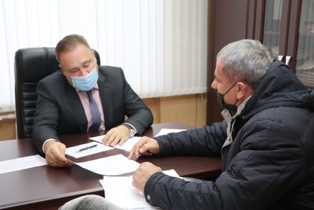 Евгений Ильин провел первый в новом году прием граждан