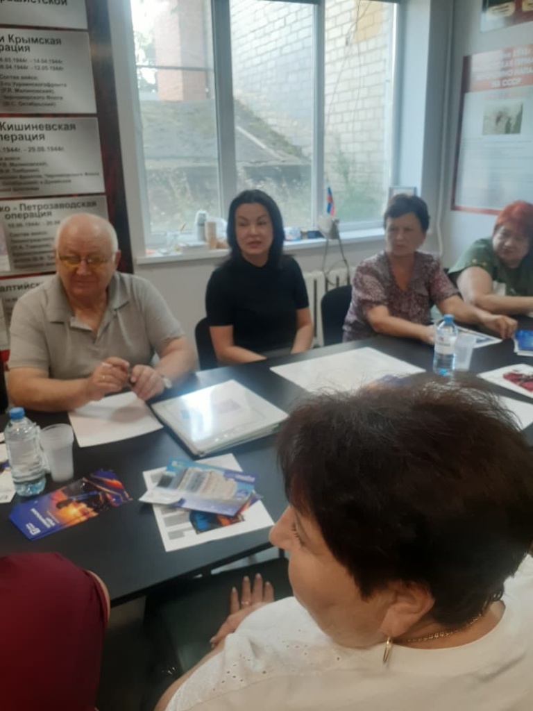 Встреча в Тбилисской районной организации Краснодарской краевой общественной организации ветеранов 