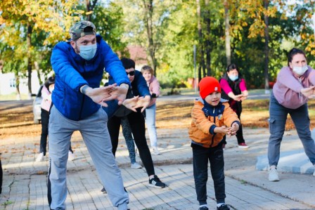 В Геймановской прошла #Зарядка_РФ