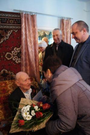 Чествование ветерана ВОВ