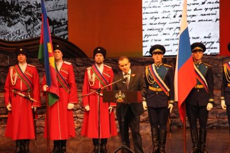 Ветераны из Тбилисского района приняли участие в праздничном концерте в Краснодаре