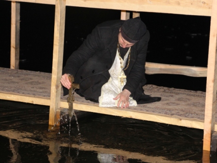 В Тбилисском районе отмечают Крещение Господне