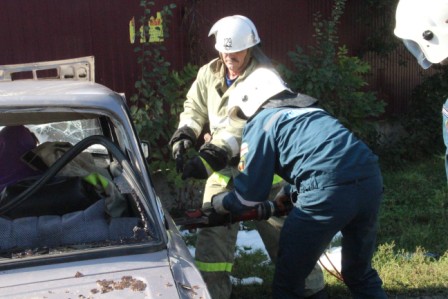 Экстренные службы Тбилисского района провели тренировку по ликвидации последствий ДТП