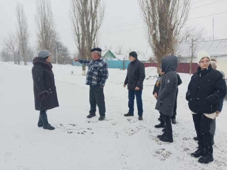 Архивистами района проведена встреча со старожилом хутора Староармянского