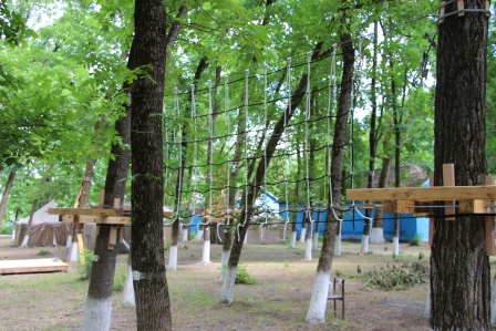 В Тбилисском районе заработает веревочный парк