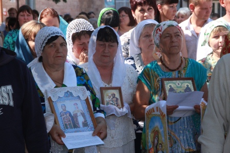 В День святых Петра и Февронии в Тбилисской состоялся крестный ход