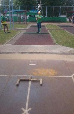 Тбилисцы поучаствовали в соревнованиях по городошному спорту