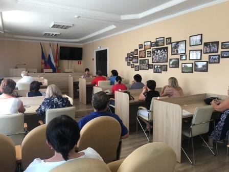Семинар–совещание с членами участковых избирательных комиссий Нововладимировского сельского поселения Тбилисского района 