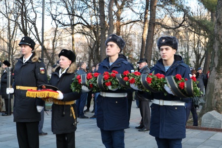 Молодежь Тбилисского района приняла участие военно-патриотической акции «Бескозырка»