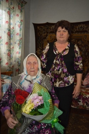 90-летие жительницы х.Северо-Кубанский