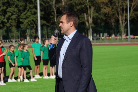 В Тбилисском районе открыли обновленный стадион «Чемпион»