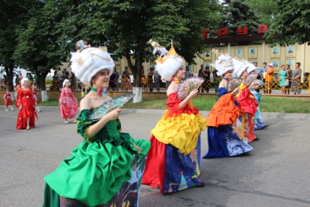 Карнавал детей села прошел в Тбилисской
