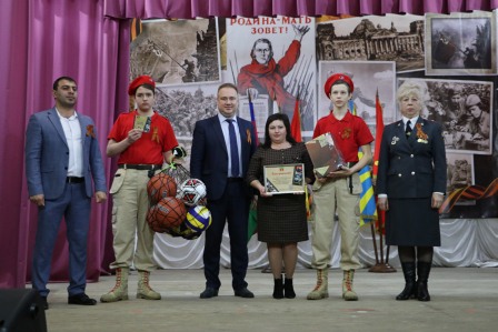Торжественная церемония закрытия месячника оборонно-массовой и военно-патриотической работы