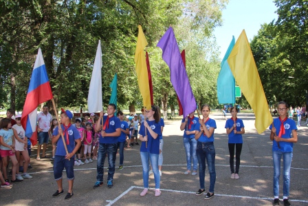 В Тбилисской прошел спортивный праздник для детей