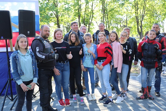 В Тбилисском районе прошел епархиальный мотопробег