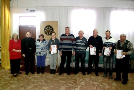 В клубе «Успех» прошел турнир по шашкам