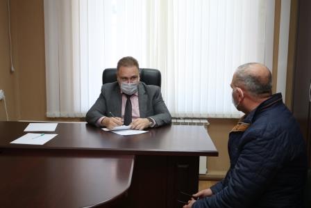 Глава Тбилисского района провел прием граждан 