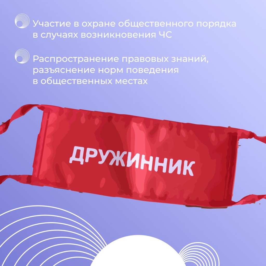 Не оставайтесь в стороне – присоединяйтесь к народной дружине!