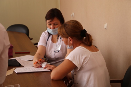 12 июля в администрации Тбилисского района состоялся второй прививочный день