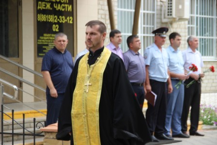 В Тбилисском районе почтили память сотрудников Отдела МВД, погибших при выполнении служебного долга