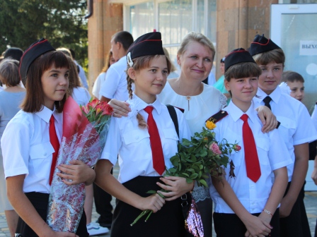 В школах Тбилисского района прозвенел первый звонок