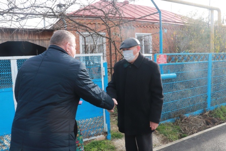 Почетный гражданин Тбилисского района отмечает свой день рождения