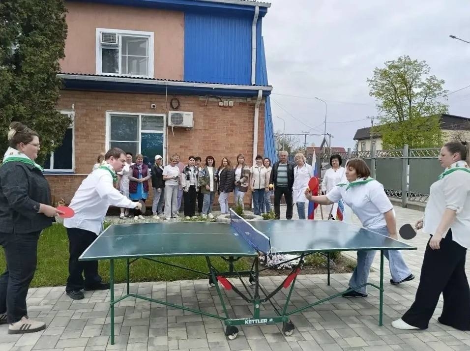 В Тбилисском районе прошла тренировка по настольному теннису