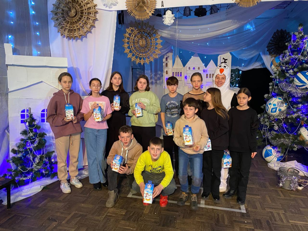 В период новогодних праздников в Тбилисском районе прошли праздничные мероприятия для детей 