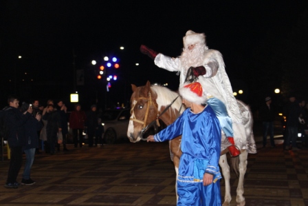 В Тбилисском районе прошли новогодние гуляния