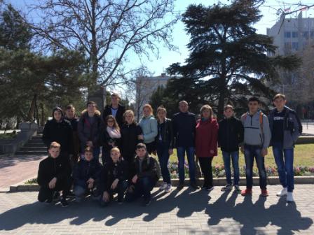 Тбилисские школьники в Крыму