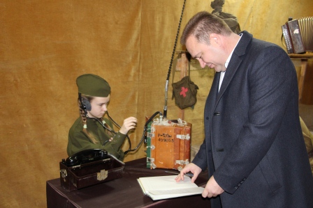 Блиндаж времен Великой Отечественной войны установили в Доме культуры