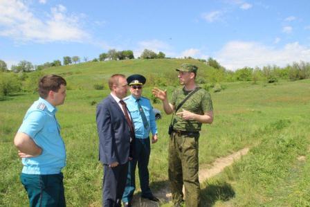 Второй день командно-штабных учений в Тбилисском районе
