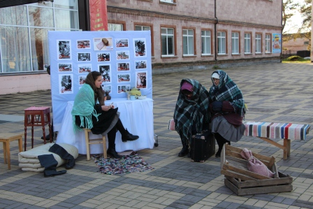 Тбилисские артисты провели акцию «Блокадный хлеб»