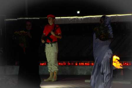 В Тбилисской в 4 утра состоялась акция «Свеча памяти»