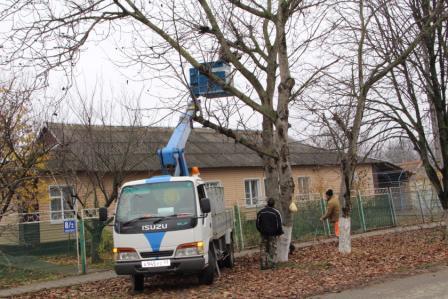  В станице Тбилисской ведутся работы по благоустройству