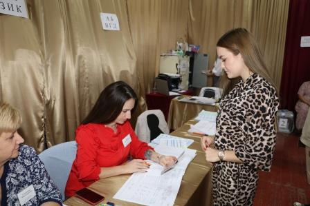 Молодежь района активно участвует в голосовании