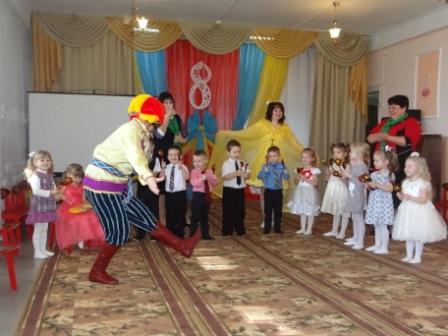 В детском саду «Колосок» прошли утренники, посвященные Международному женскому дню