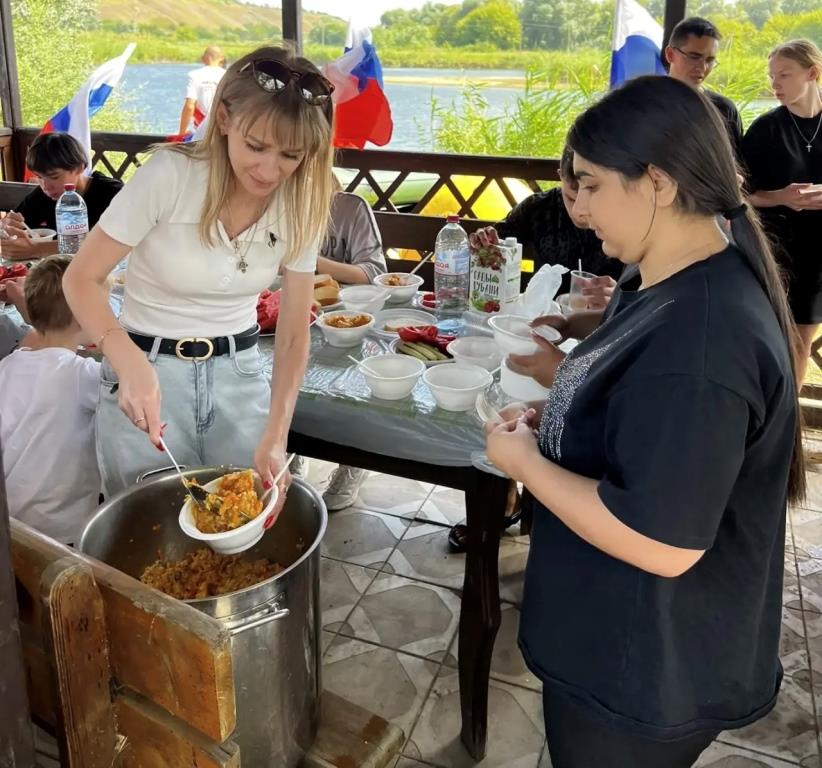 Члены Профсоюза Тбилисского района снова побывали в походе!