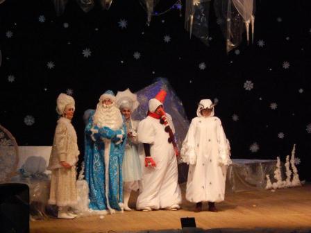 «Снежная история» для маленьких тбилисцев