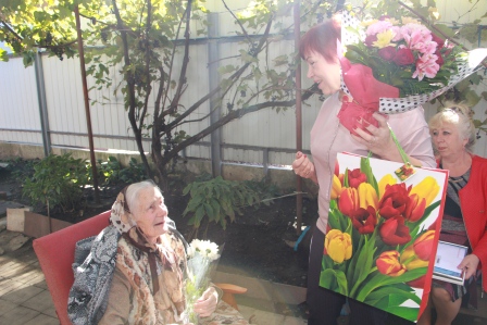 Ветерану ВОв из Тбилисской исполнилось 95 лет