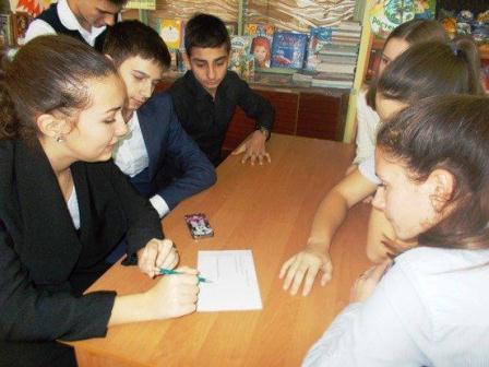  В Тбилисской детской библиотеке 