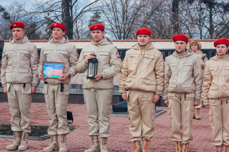 Акция «Эстафета памяти» прошла в Тбилисском районе