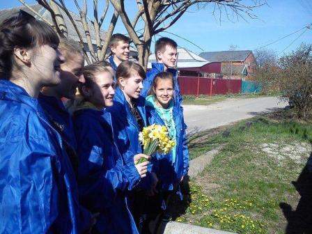 Тбилисские волонтеры поздравили ветерана ВОв с днем рождения