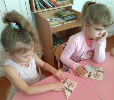 Ванновские дошкольники научились делать «фронтовые» письма