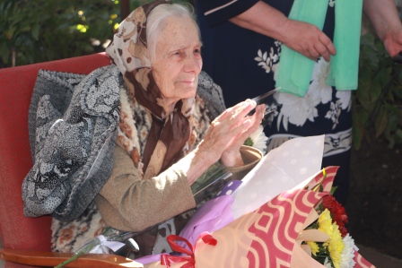 Ветерану ВОв из Тбилисской исполнилось 95 лет