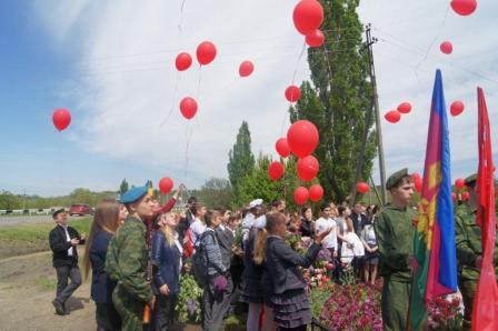 У мемориала хутора Северин состоялся митинг