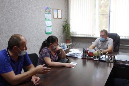 Глава района Евгений Ильин посетил Марьинское поселение