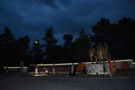 В Тбилисской в 4 утра состоялась акция «Свеча памяти»