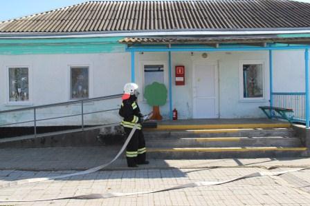 В ванновской коррекционной школе-интернат прошла пожарно-тактическая тренировка